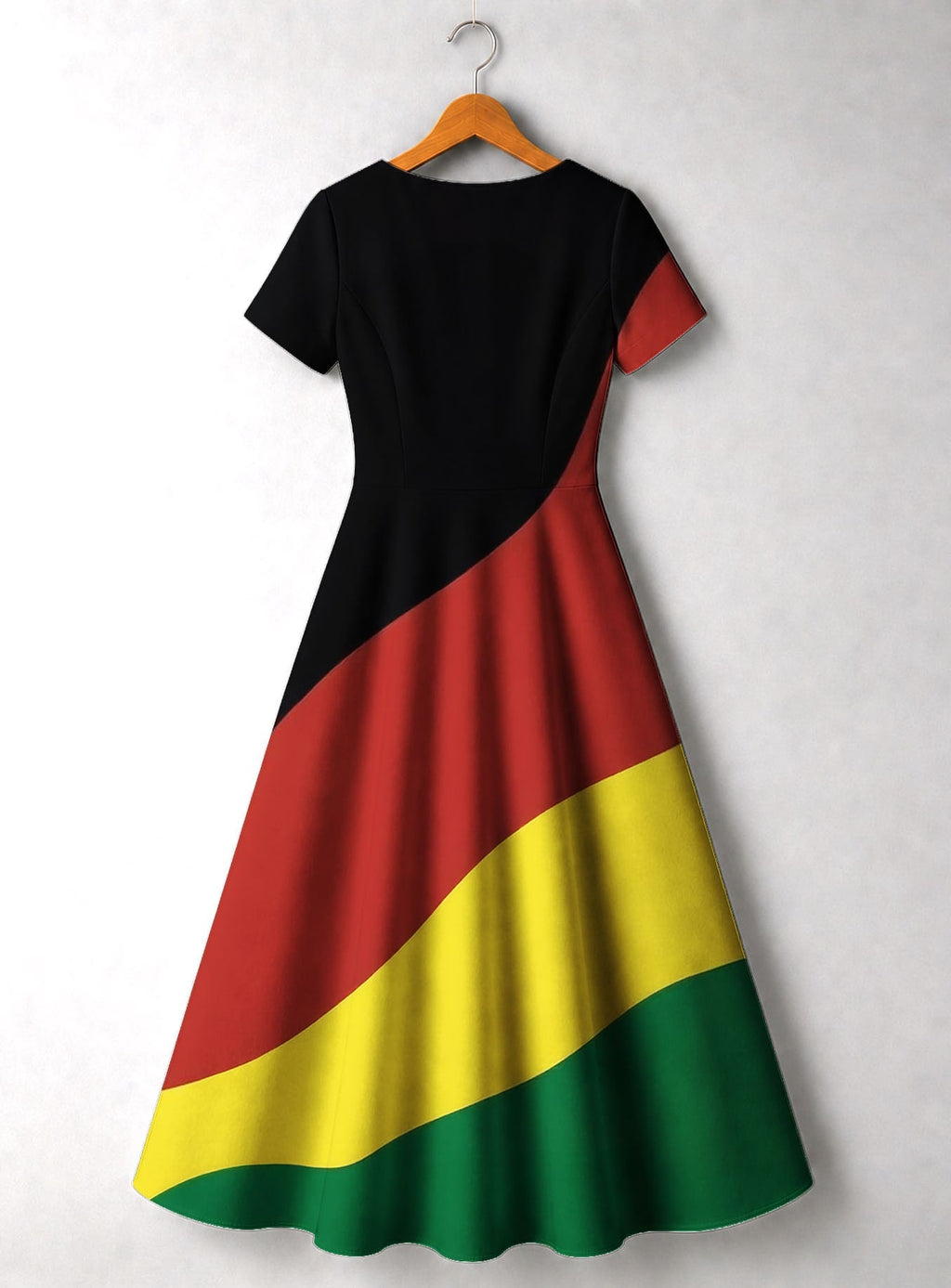 Black History Short Sleeve Maxi Dress
