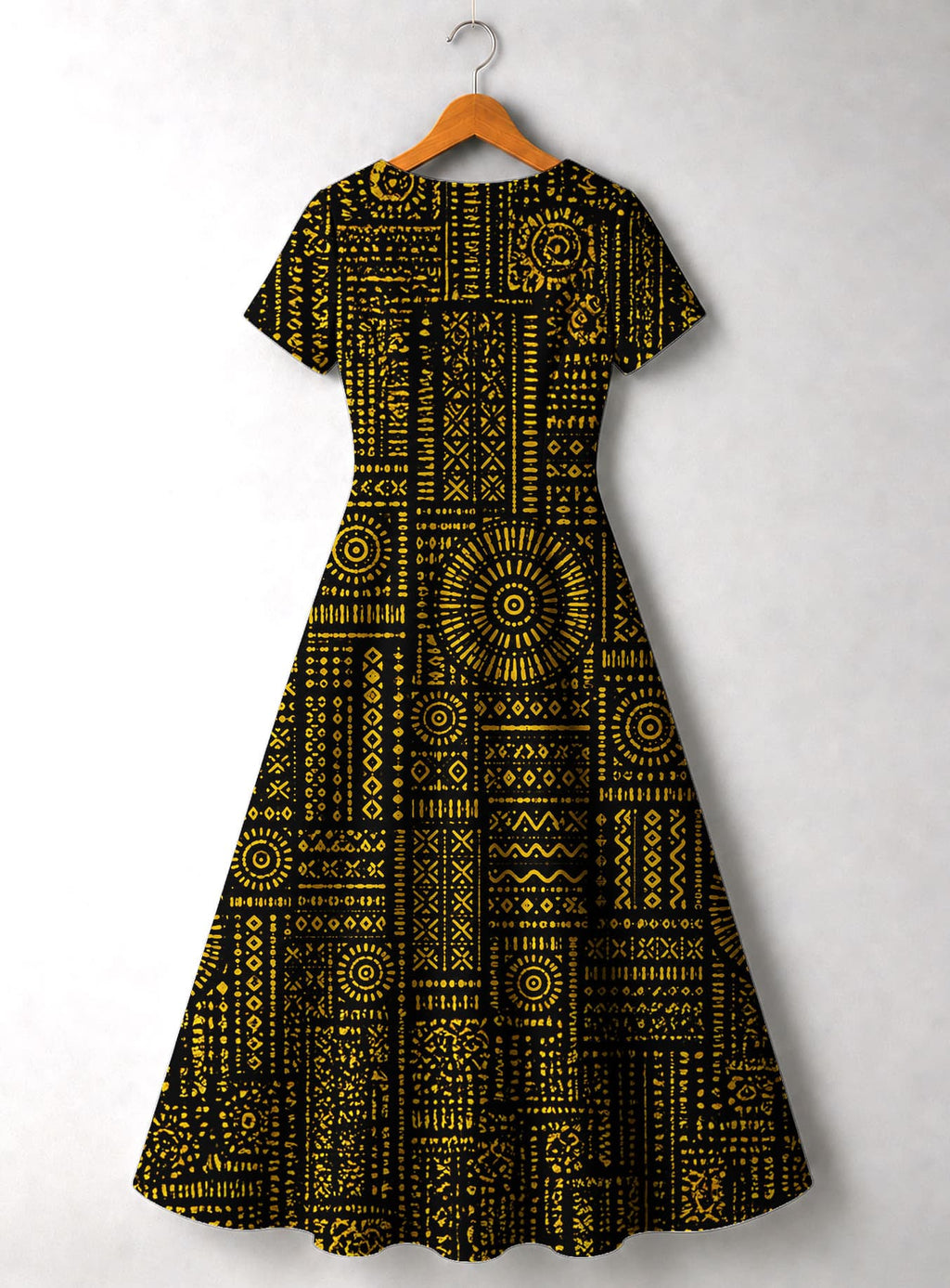 'Lamu' Short Sleeve Maxi Dress