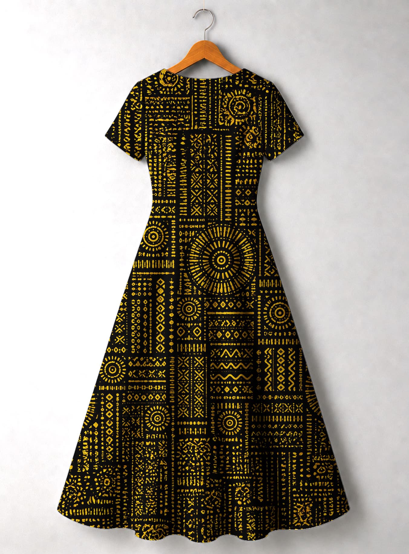 'Lamu' Short Sleeve Maxi Dress