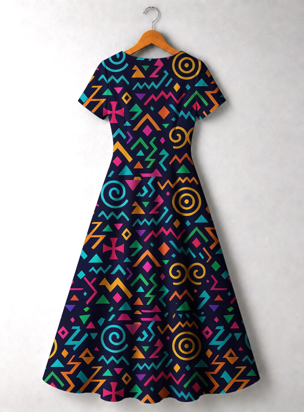 'Ubuntu' Short Sleeve Maxi Dress