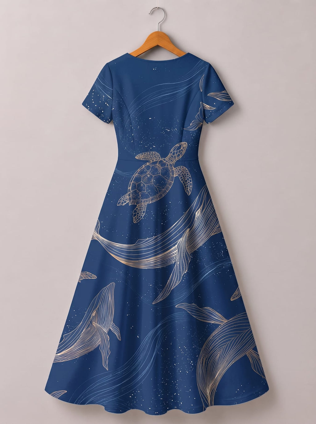 'Pwani' Short Sleeve Maxi Dress