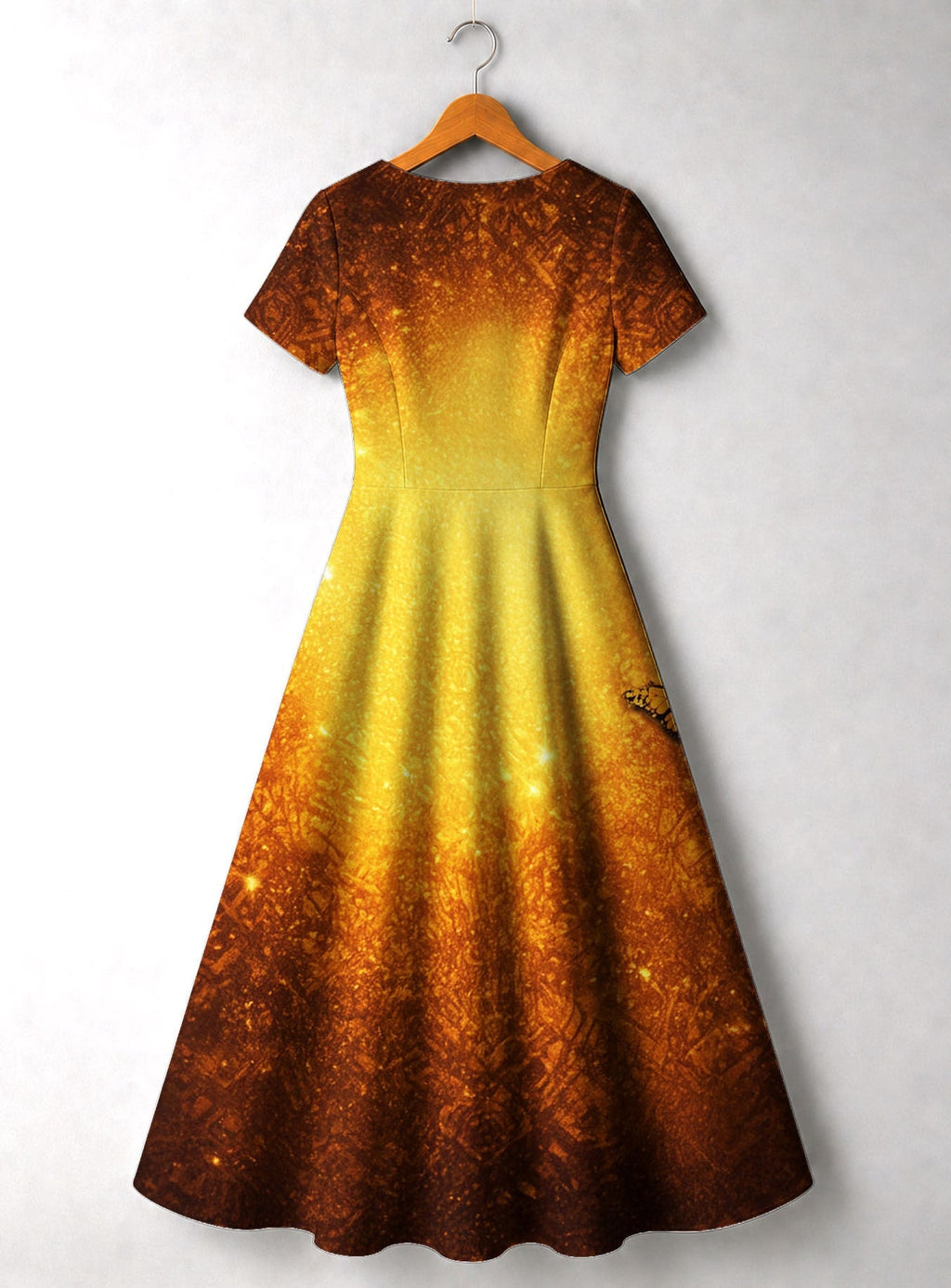 'Affirmed' Short Sleeve Maxi Dress