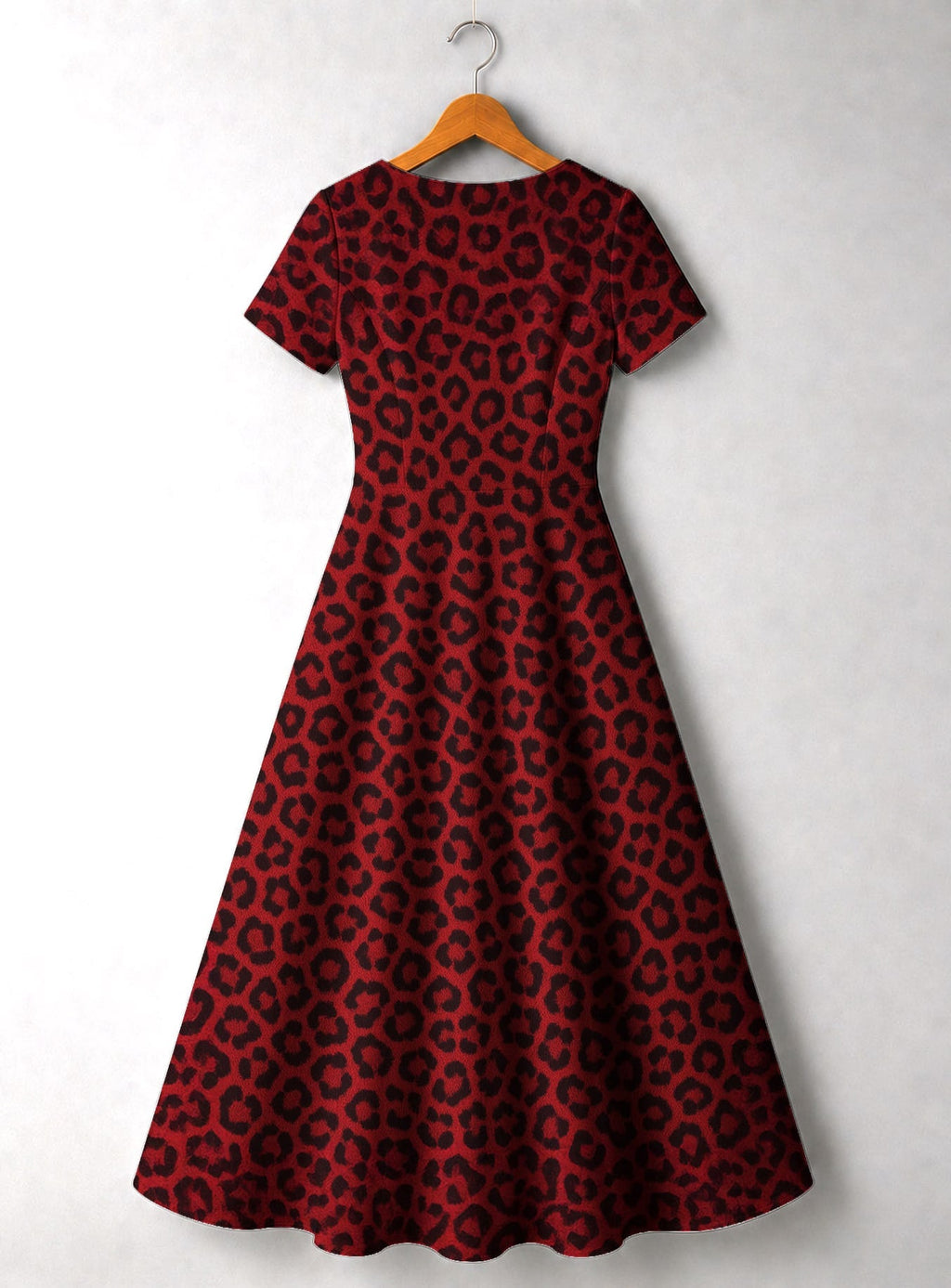 'Imani' Rouge' Short Sleeve Maxi Dress