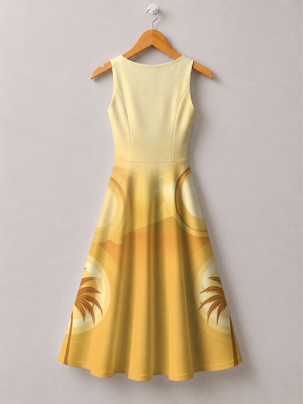 Ancestral Flame Cotton Corset Dress