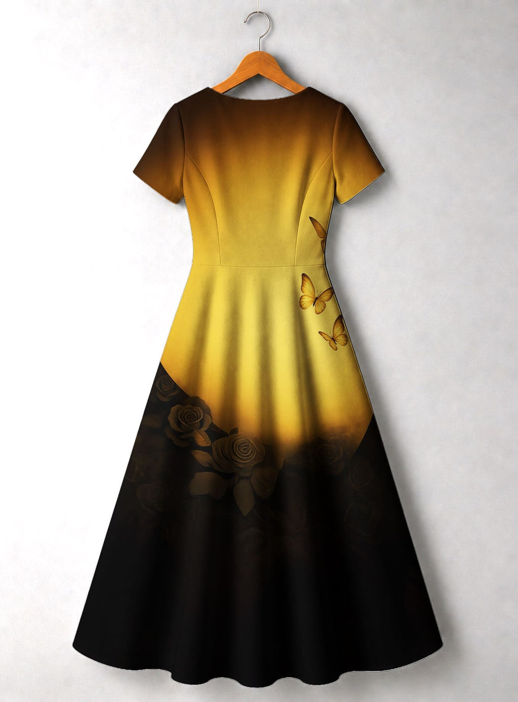 'Iyanu' Short Sleeve Maxi Dress