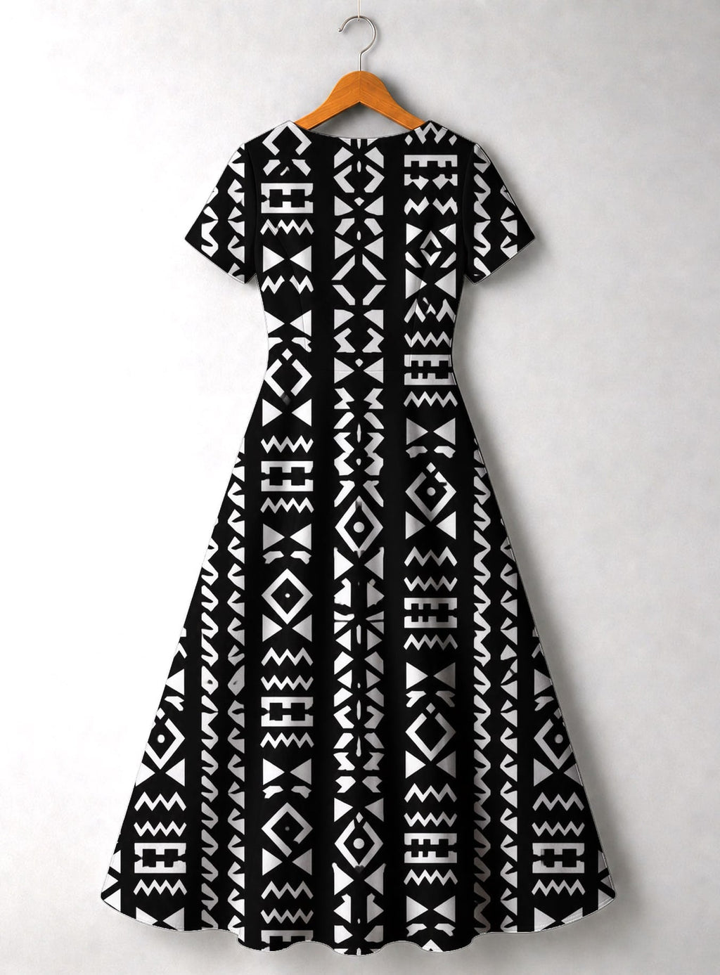 'Kuba' Short Sleeve Maxi Dress