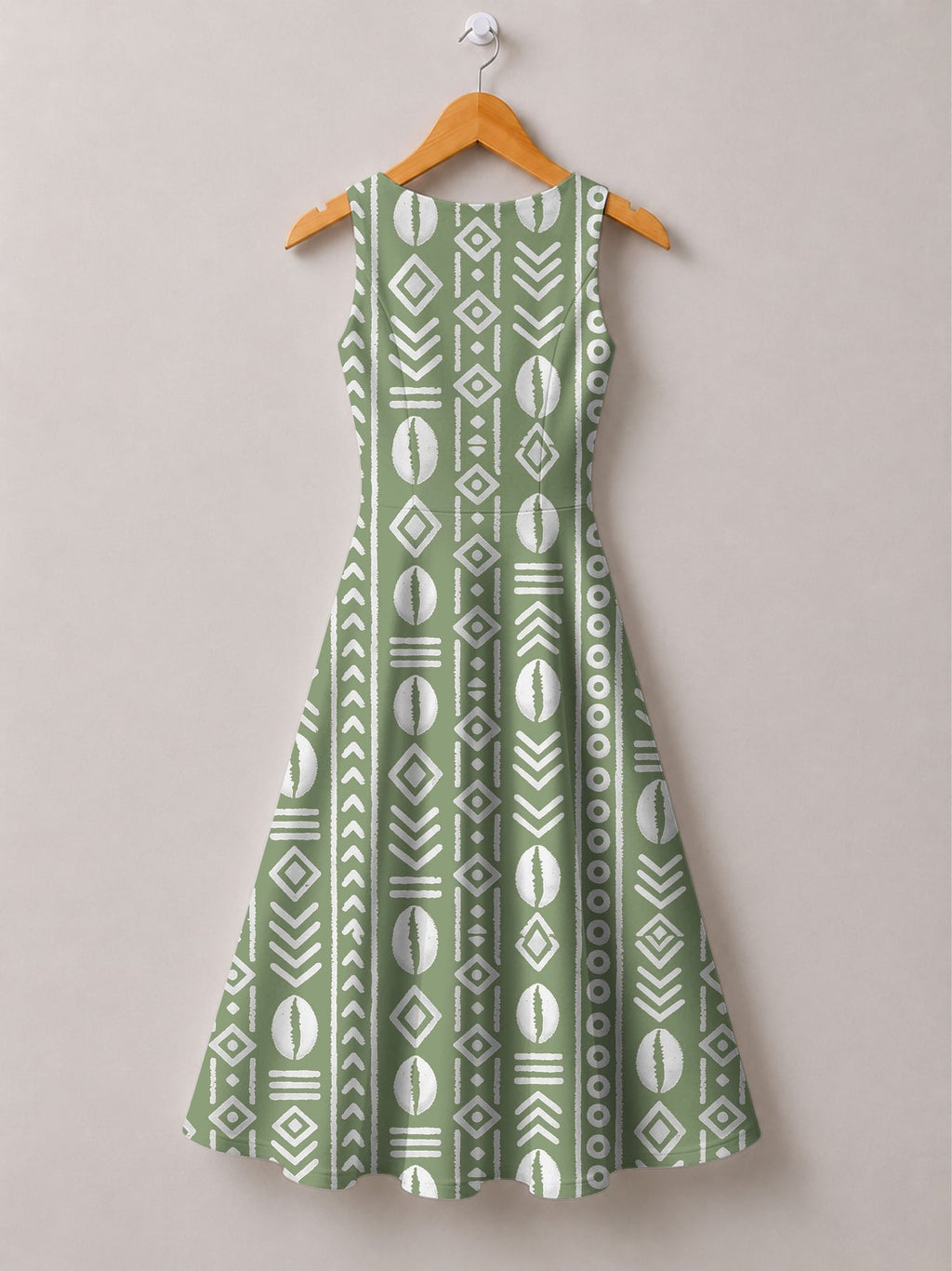 Oshun Verde Cotton Corset Dress