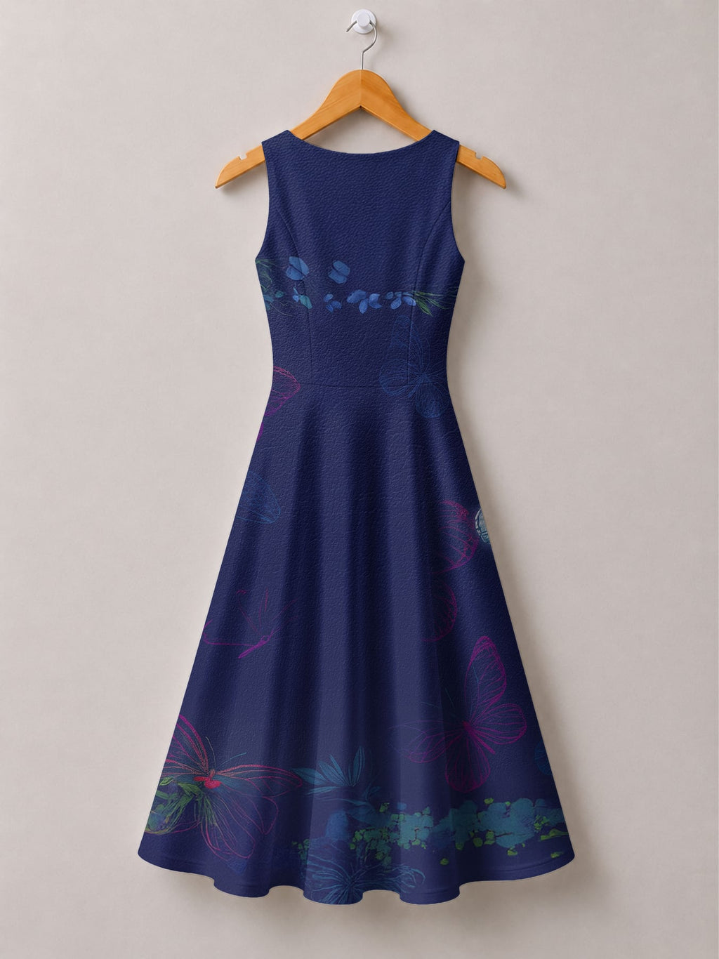 Blue Orchid Cotton Corset Dress