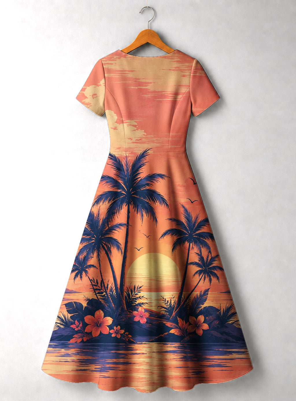 'Machweo' Short Sleeve Maxi Dress