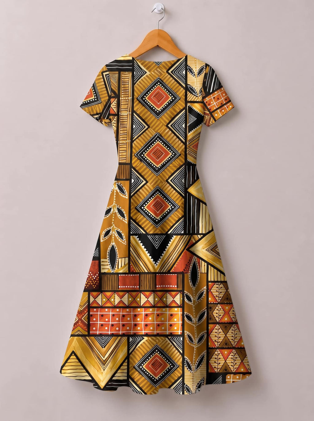 'Ardhi' Short Sleeve Maxi Dress
