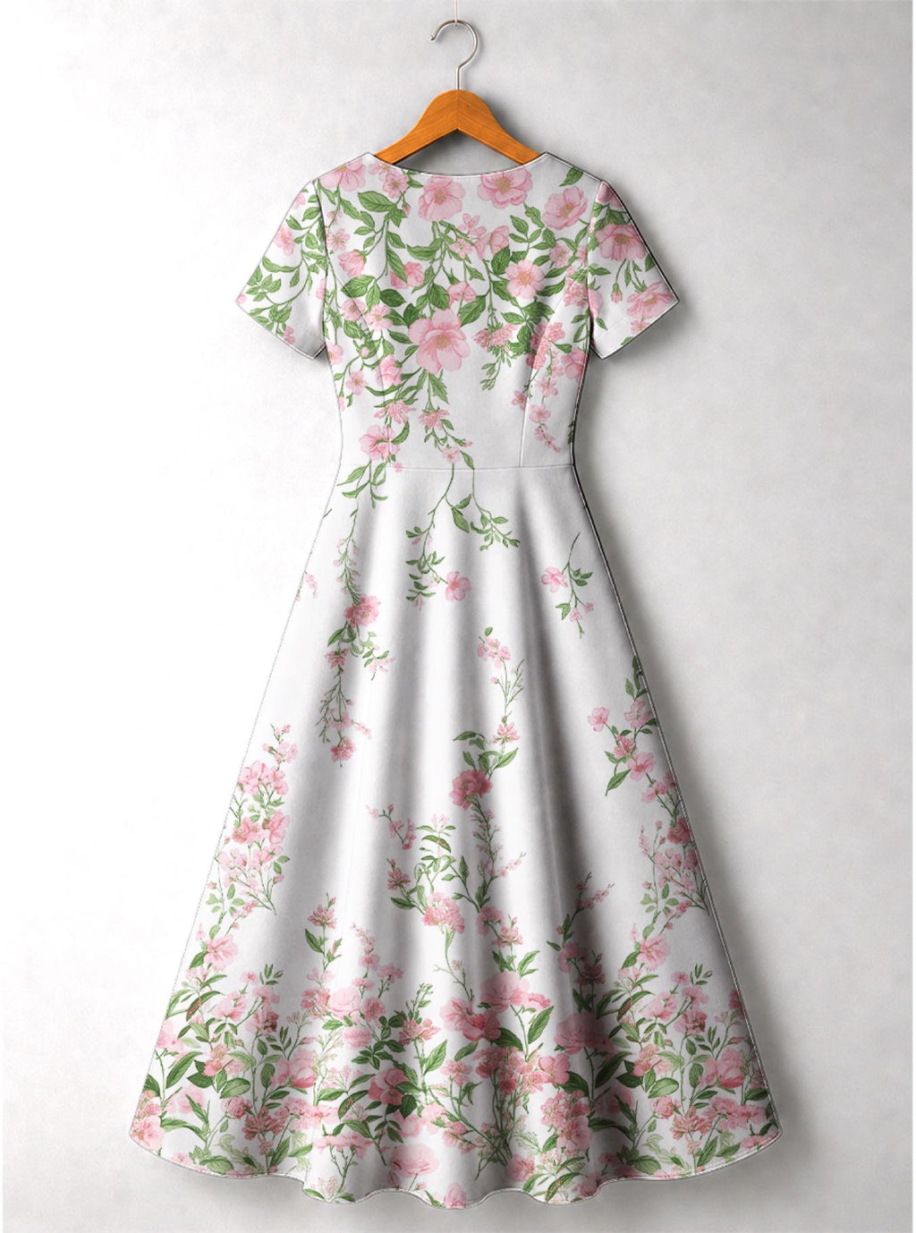 'Chanua' Short Sleeve Maxi Dress