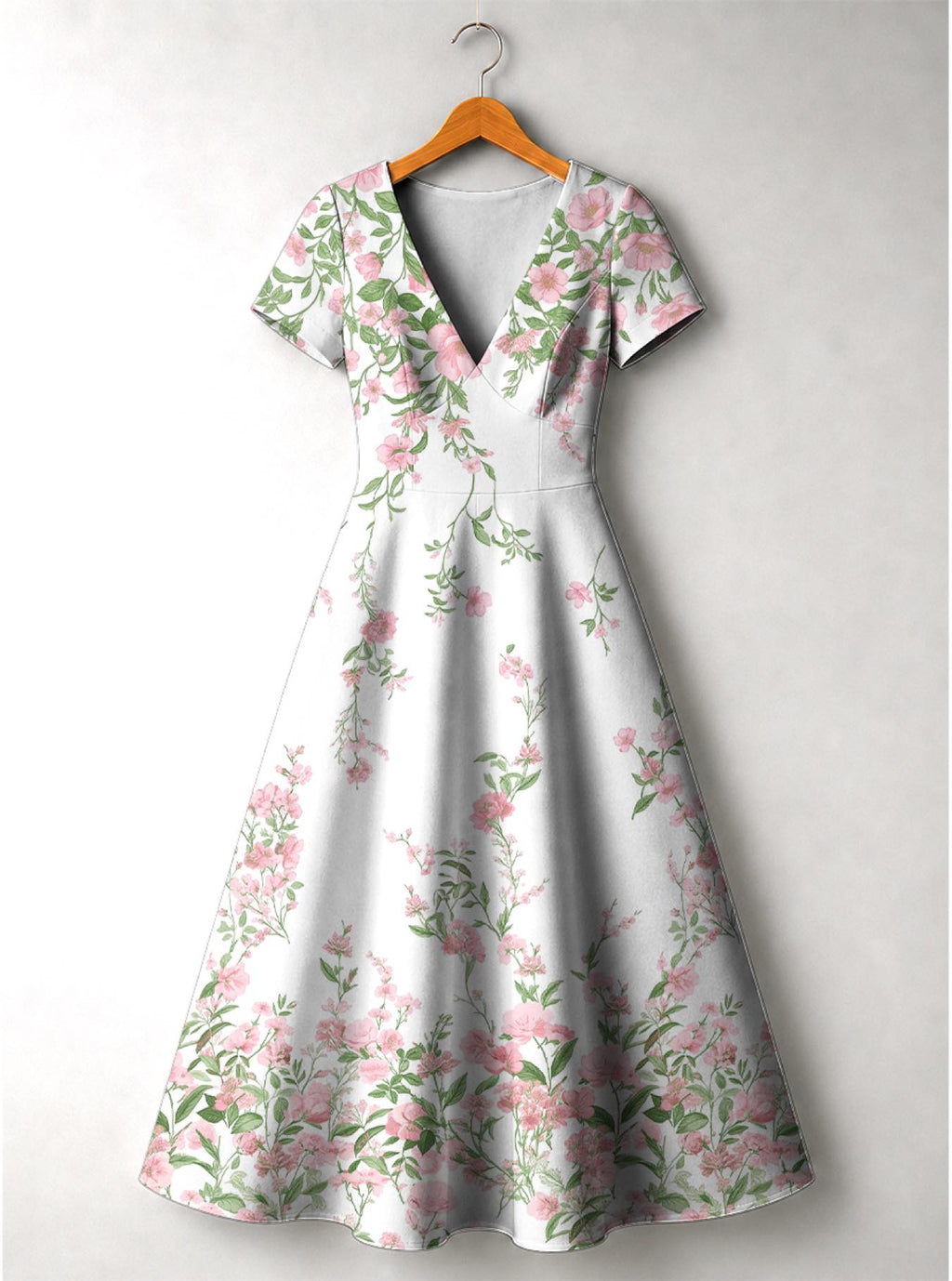 'Chanua' Short Sleeve Maxi Dress