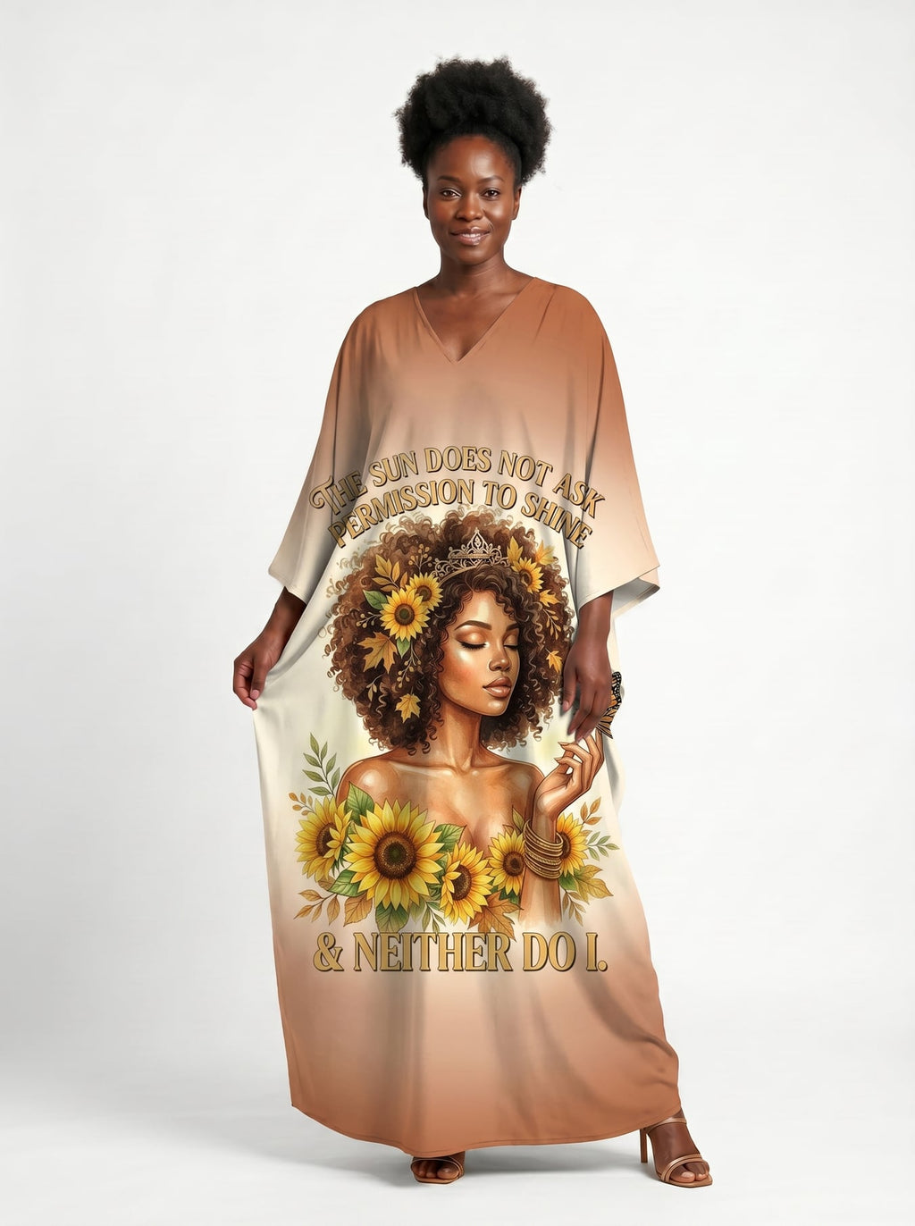 'Shine Unbound' Kaftan Dress