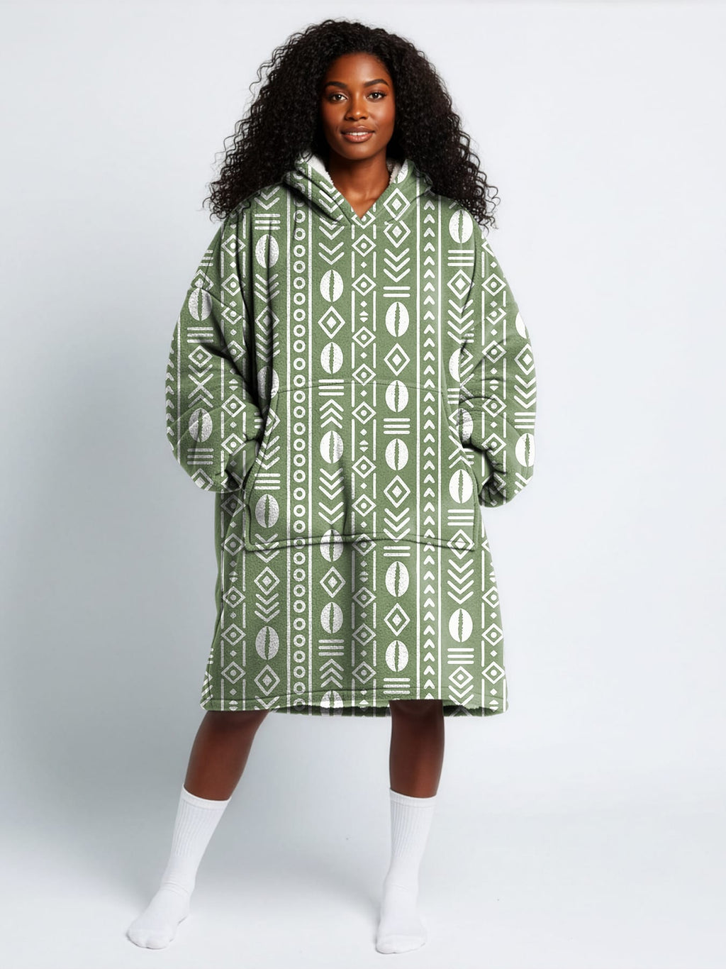 'Oshun Verde' Blanket Hoodie