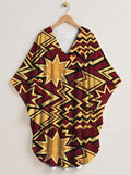 'Burgundy Sheba' Kaftan Dress