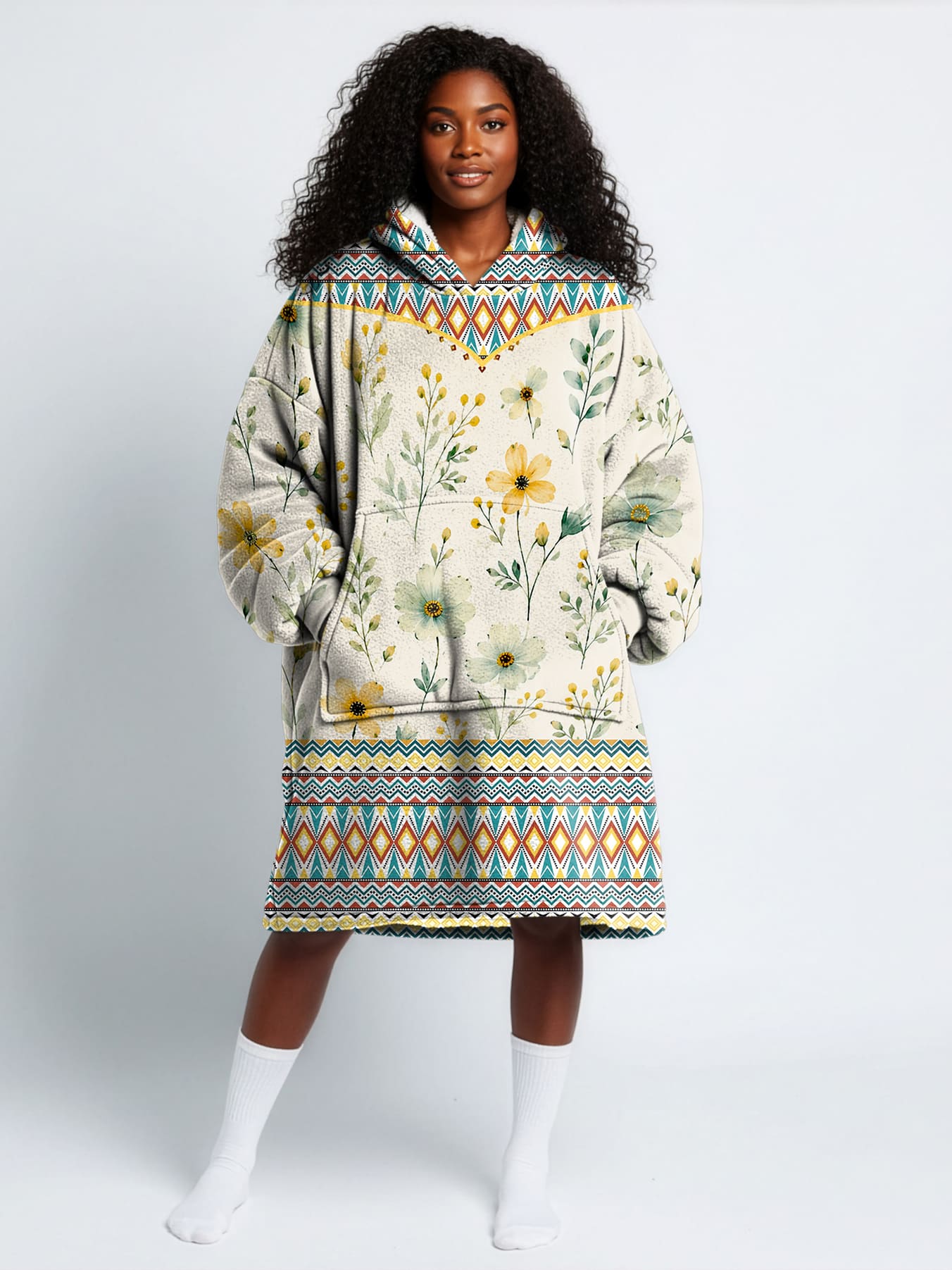 'Alizeti' Blanket Hoodie