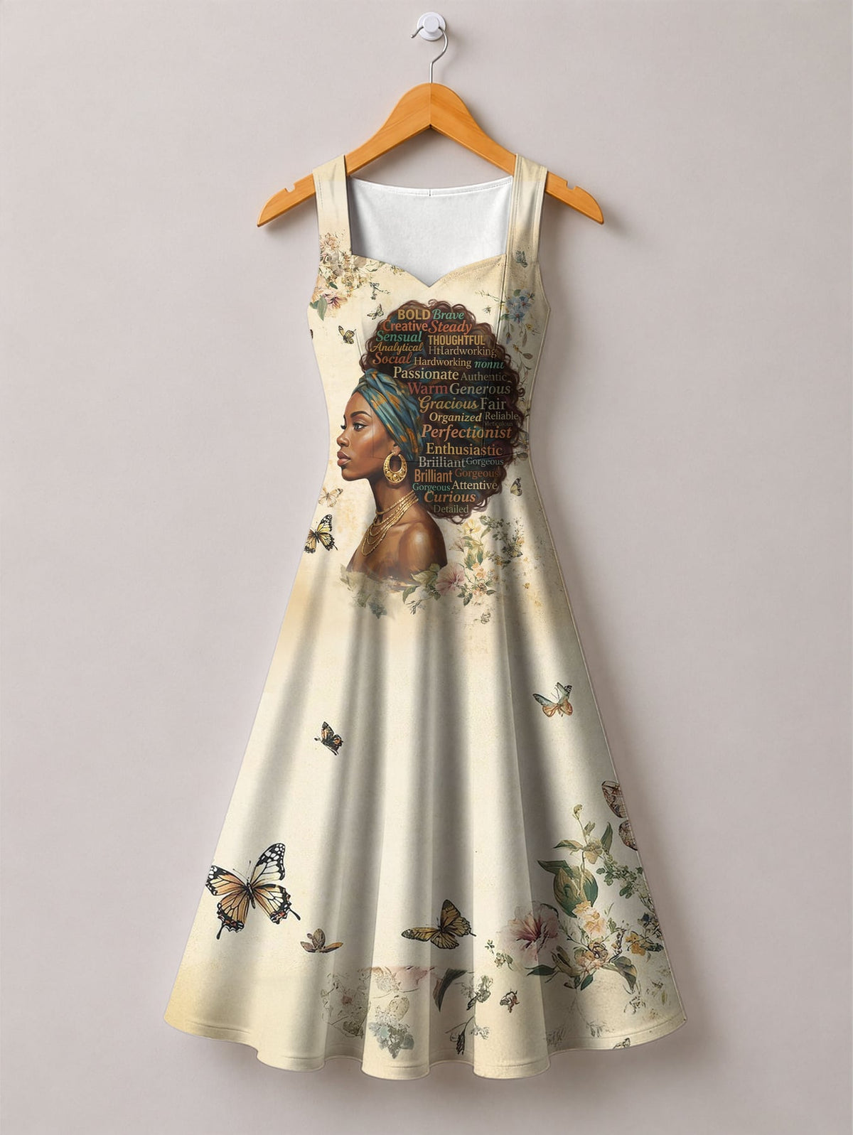 Gorgeous Black Queen Cotton Corset Dress