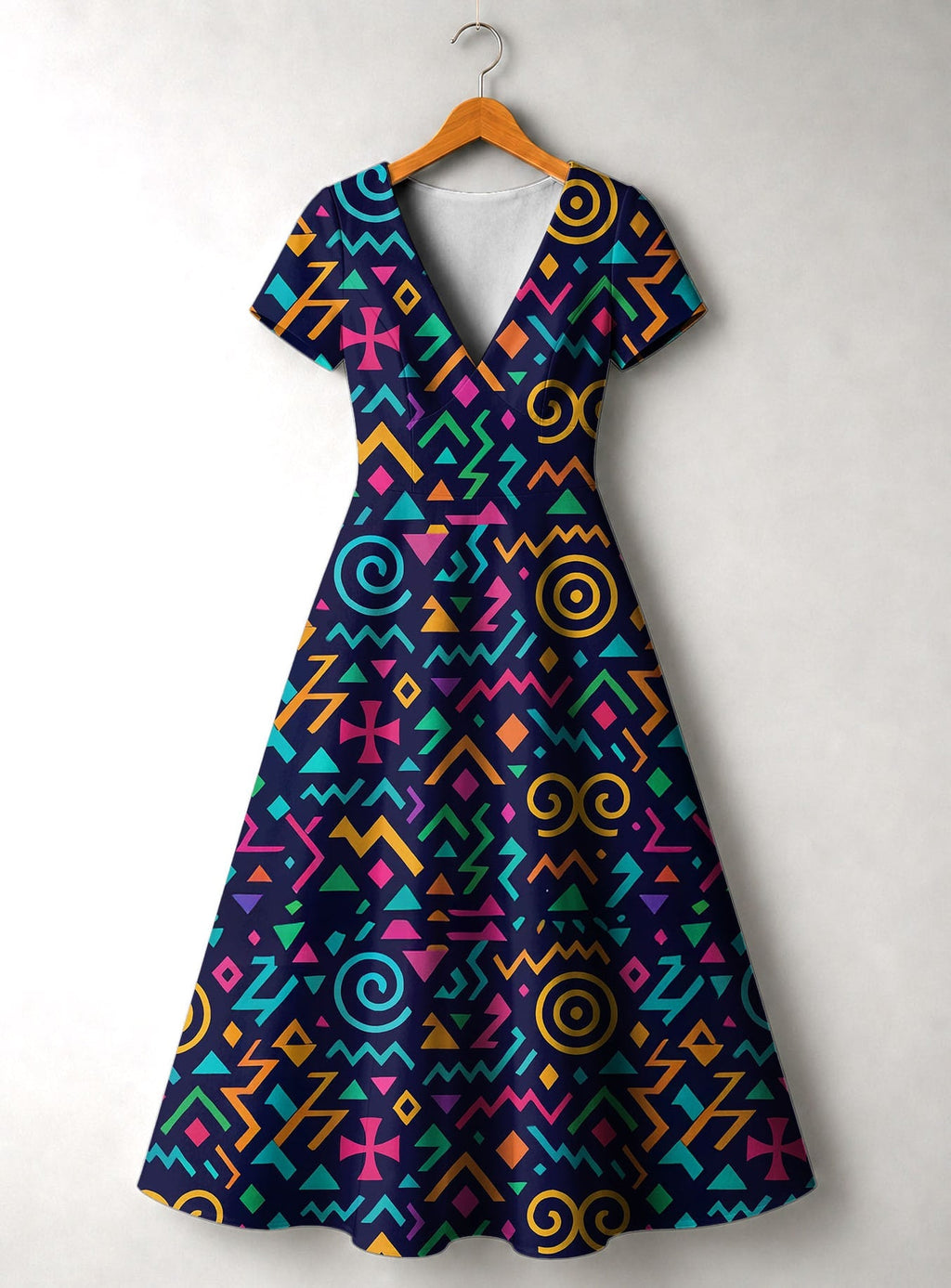 'Ubuntu' Short Sleeve Maxi Dress