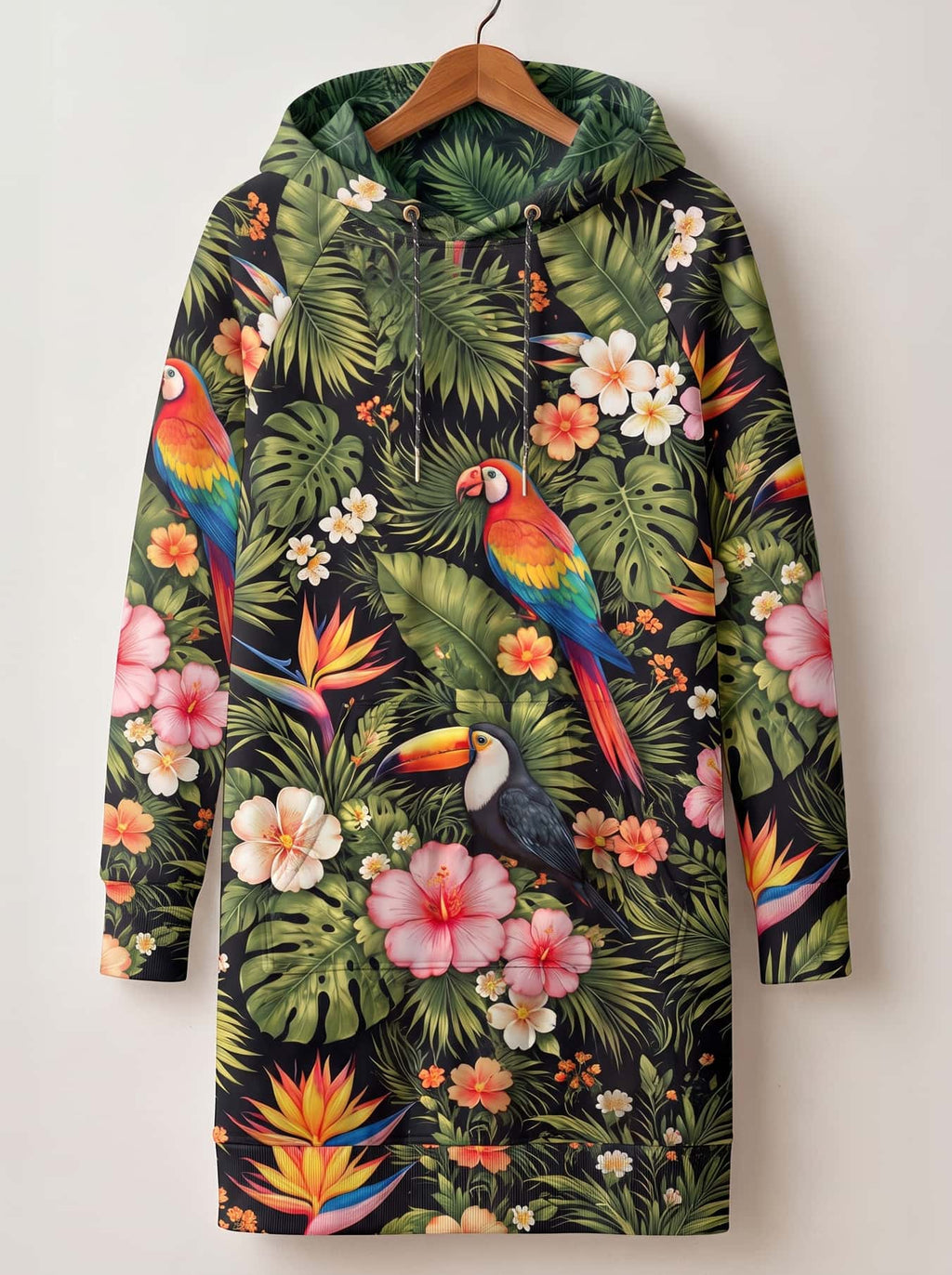 'Kasuku' Hoodie Dress
