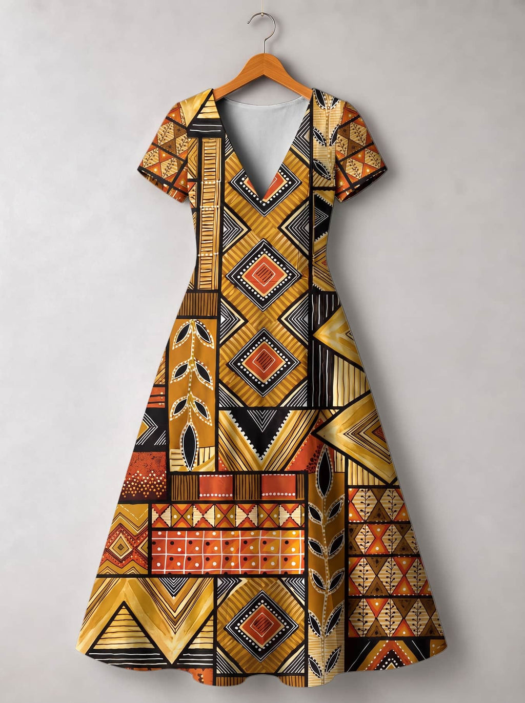 'Ardhi' Short Sleeve Maxi Dress