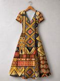 'Ardhi' Short Sleeve Maxi Dress