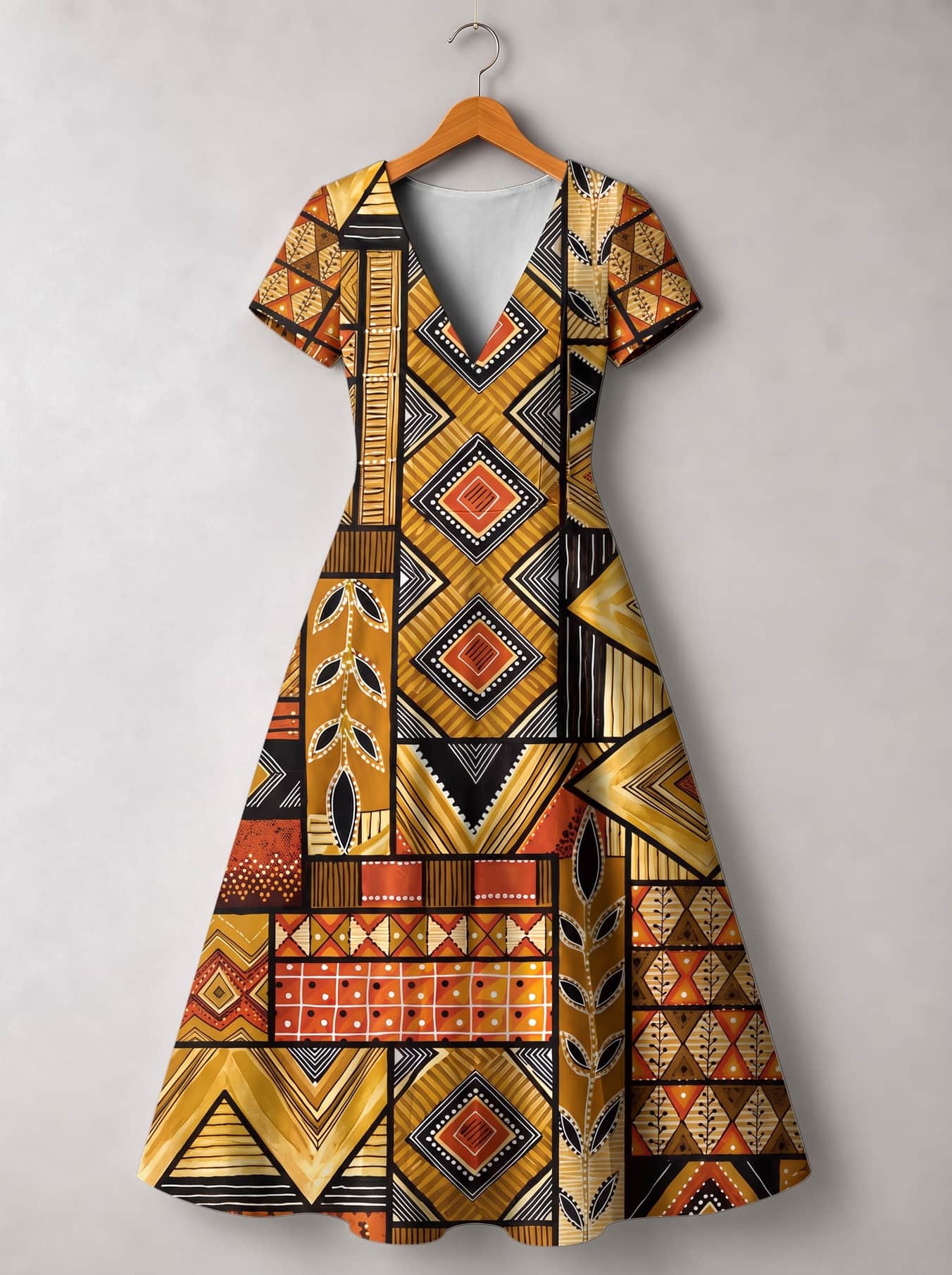'Ardhi' Short Sleeve Maxi Dress