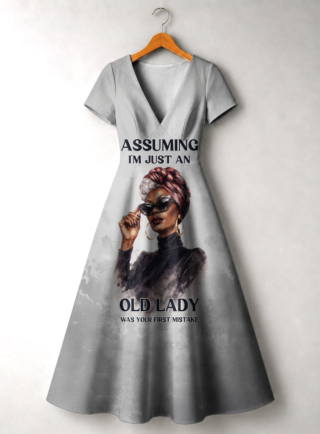 Seasoned Short Sleeve Maxi Dress