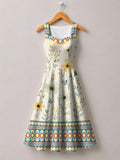 'Alizeti' Cotton Corset Dress