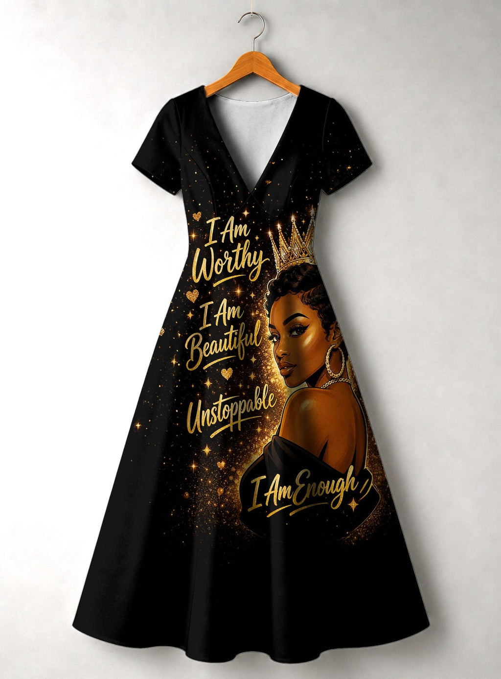 'Tunu' Short Sleeve Maxi Dress