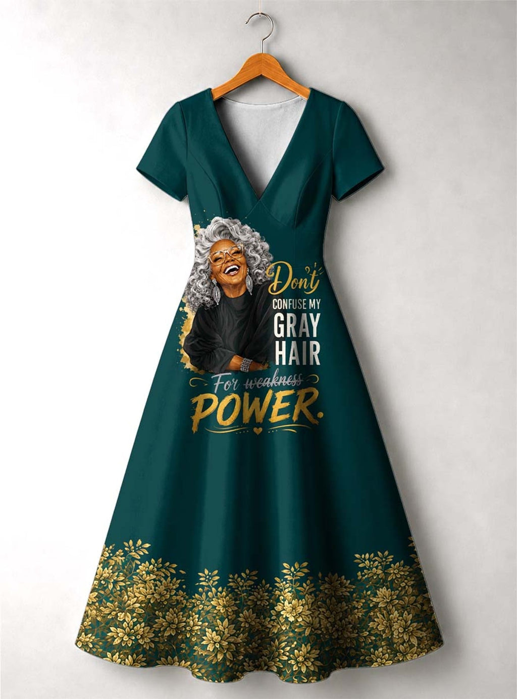 'Imara' Short Sleeve Maxi Dress