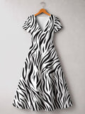 'Milia' Short Sleeve Maxi Dress