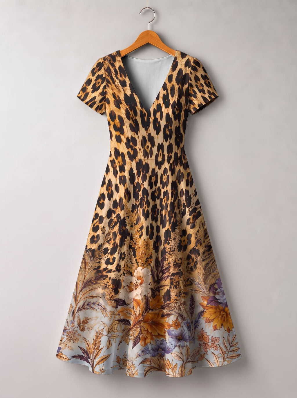 'Madoa' Short Sleeve Maxi Dress