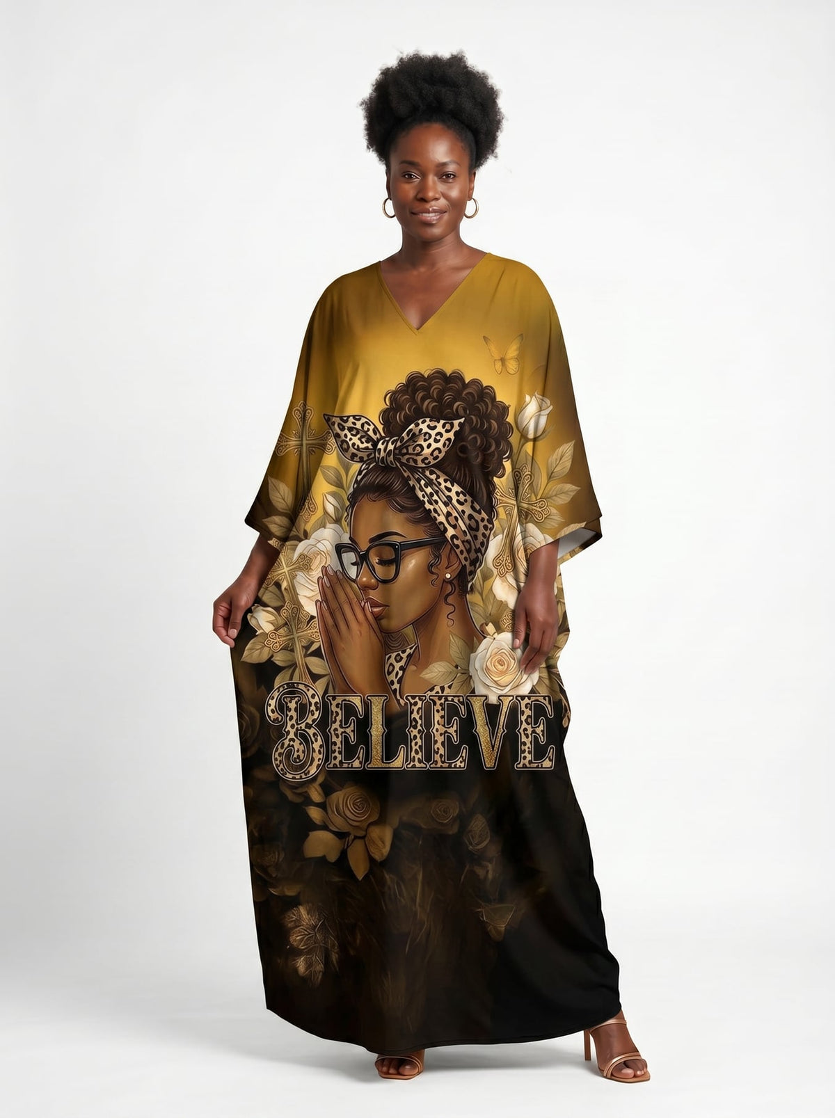 'Imani' Amber Kaftan Dress
