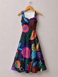 'Bustani' Cotton Corset Dress