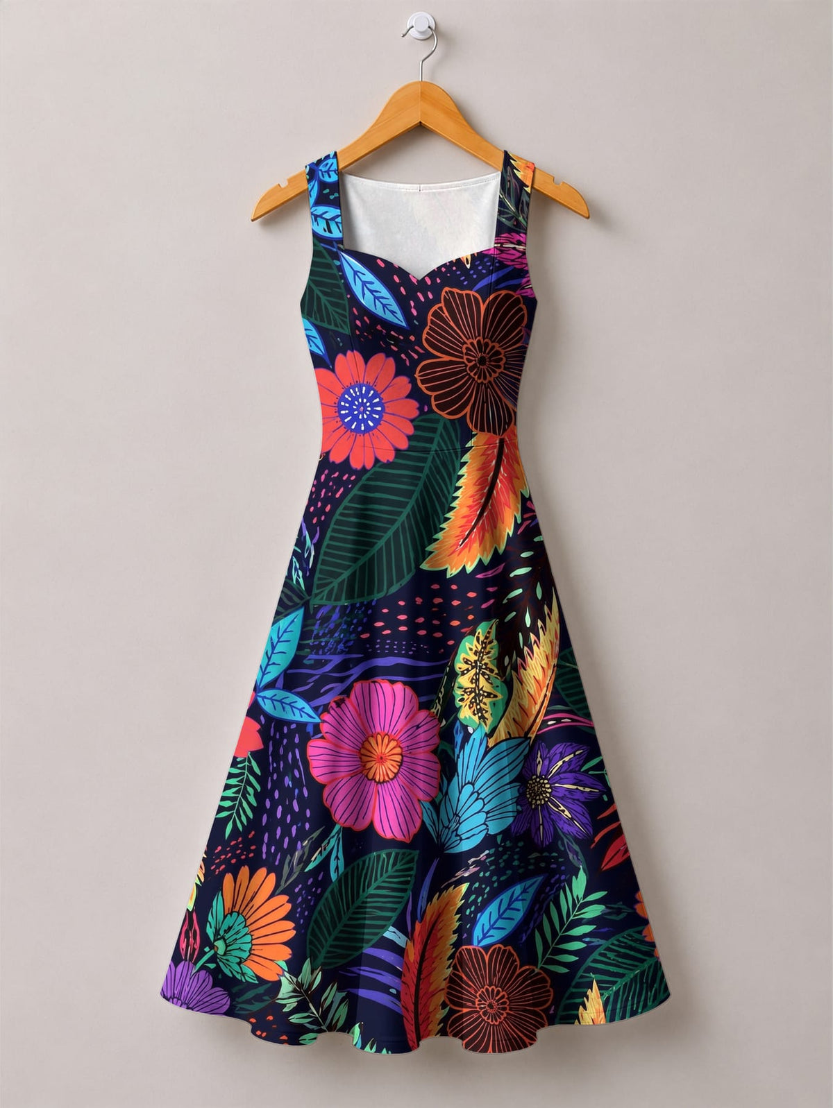 'Bustani' Cotton Corset Dress