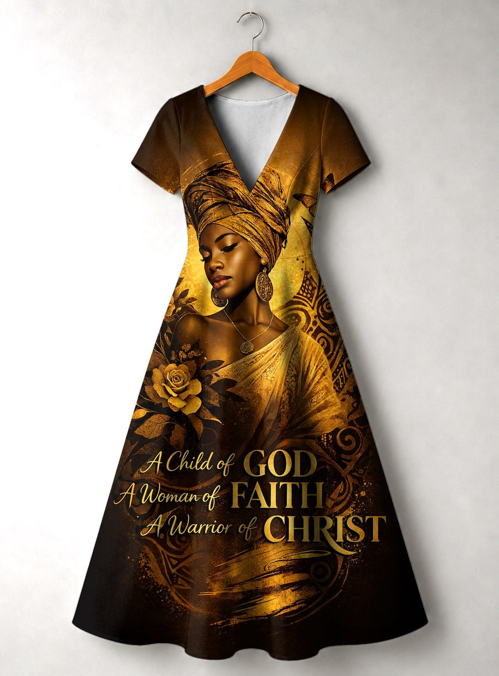 'Zuri' Short Sleeve Maxi Dress