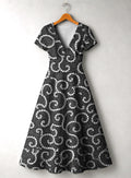 'Duara' Short Sleeve Maxi Dress