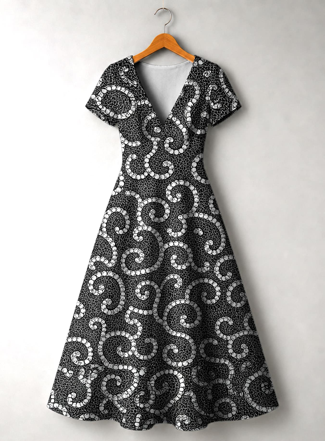 'Duara' Short Sleeve Maxi Dress