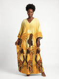Ancestral Flame Kaftan Dress