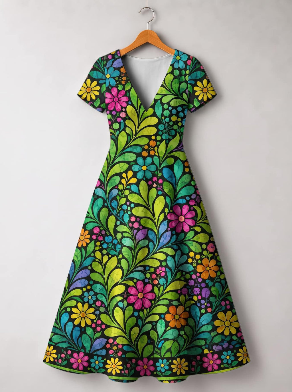 'Zumaridi' Short Sleeve Maxi Dress