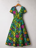 'Zumaridi' Short Sleeve Maxi Dress