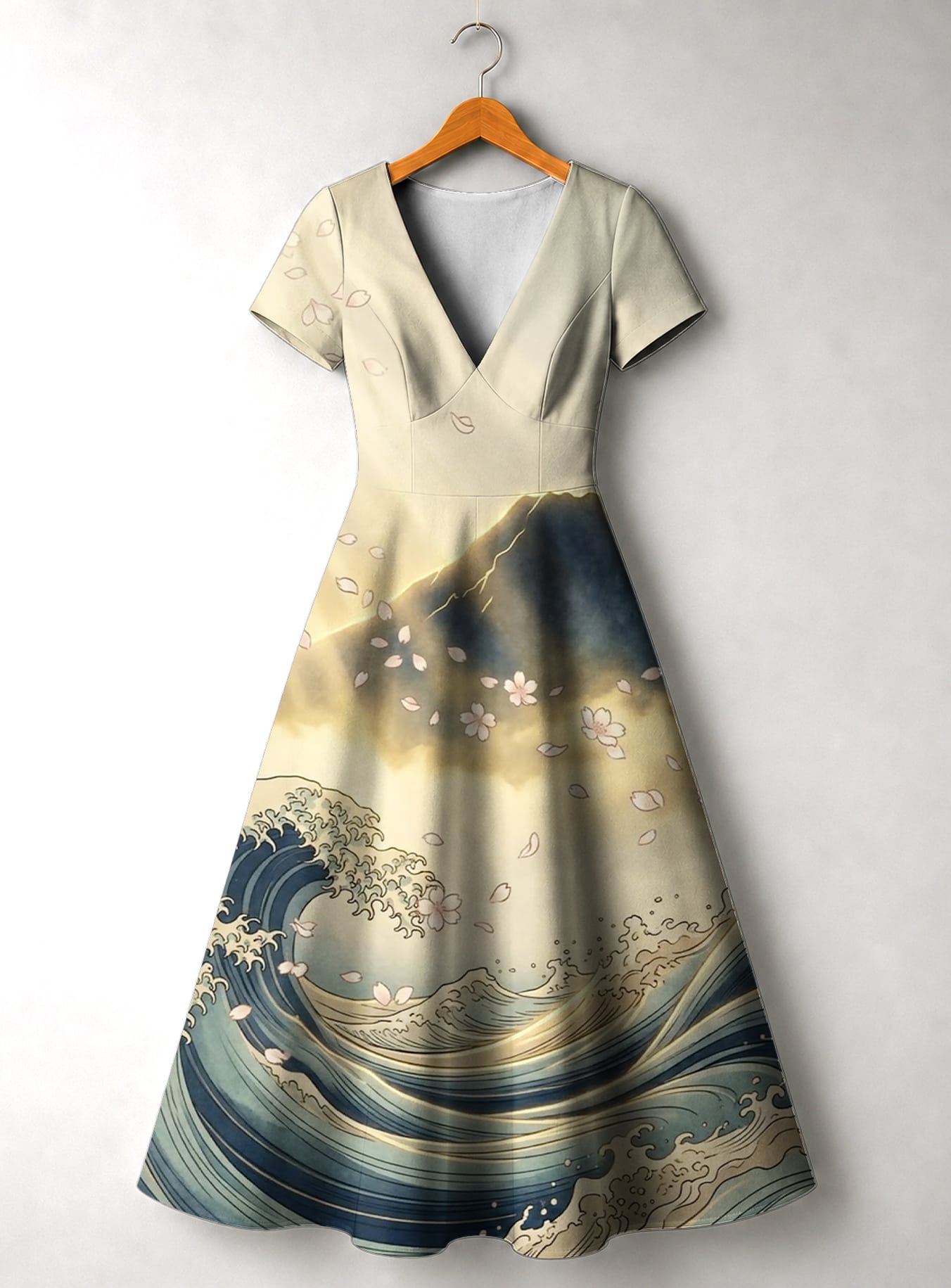 'Wimbi' Short Sleeve Maxi Dress