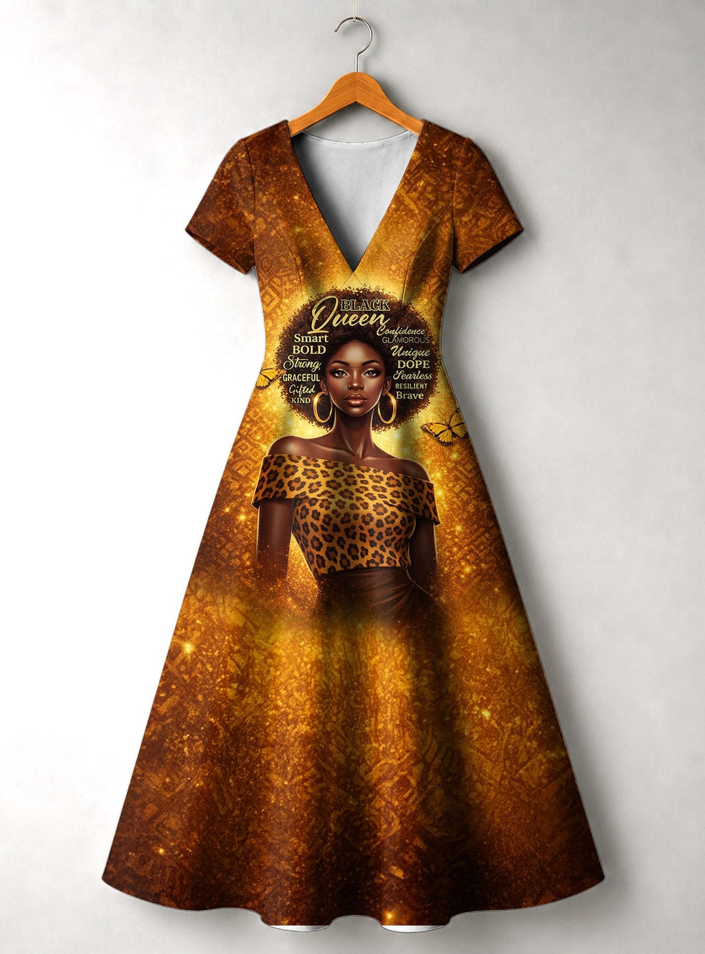 'Affirmed' Short Sleeve Maxi Dress