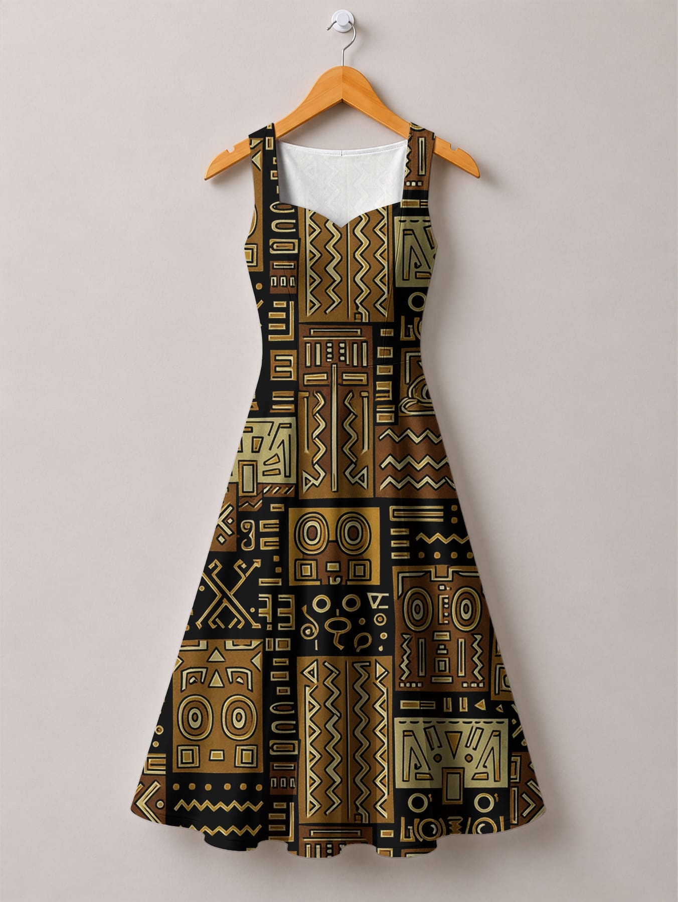 'Sankofa' Cotton Corset Dress