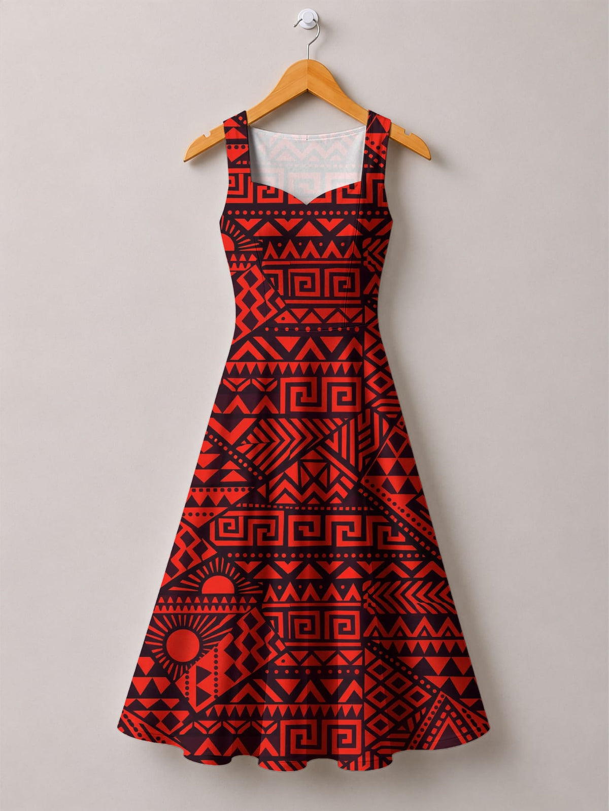 'Shaka' Burgundy Corset Dress