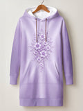 'Zambarau' Hoodie Dress