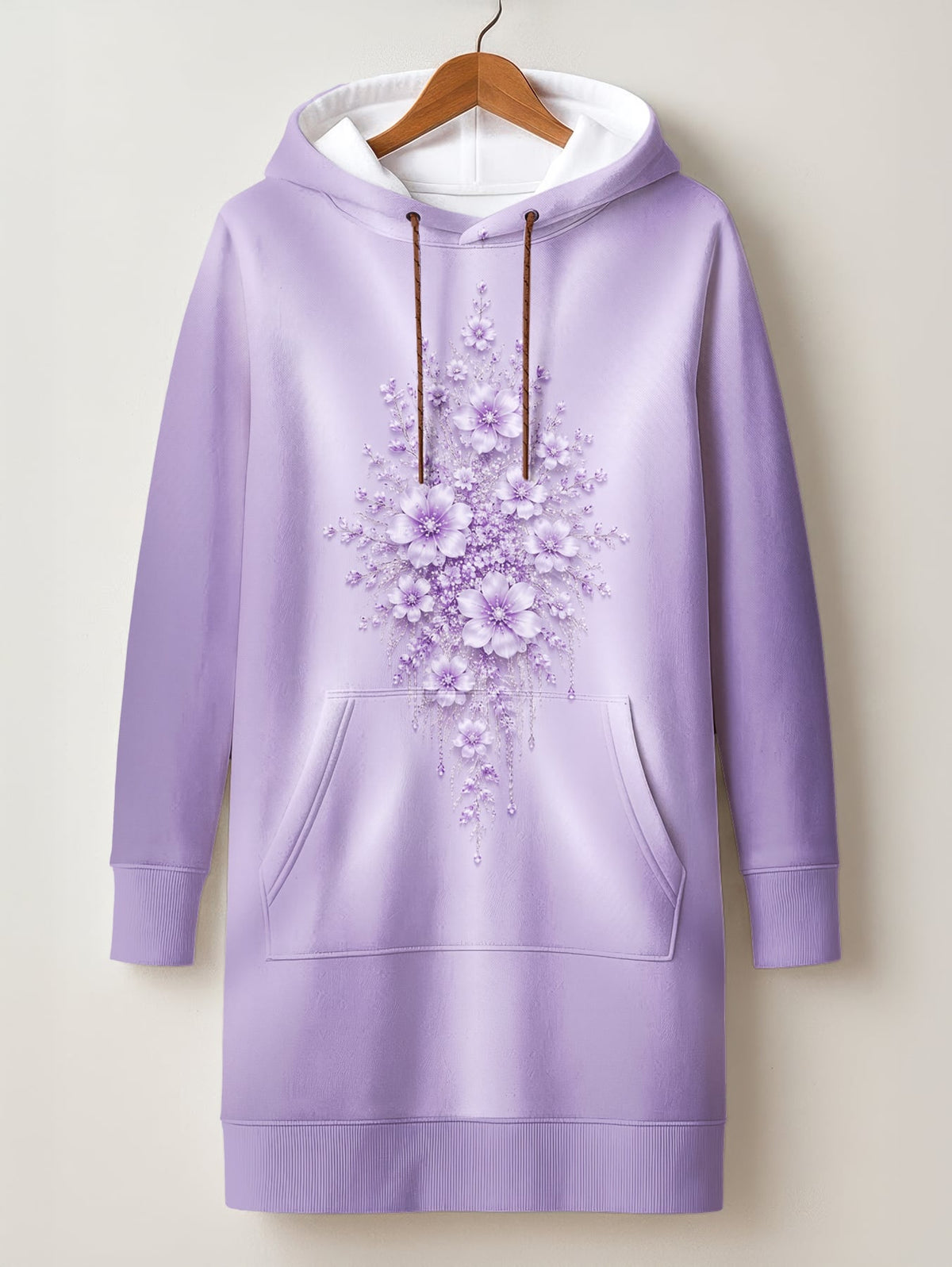 'Zambarau' Hoodie Dress