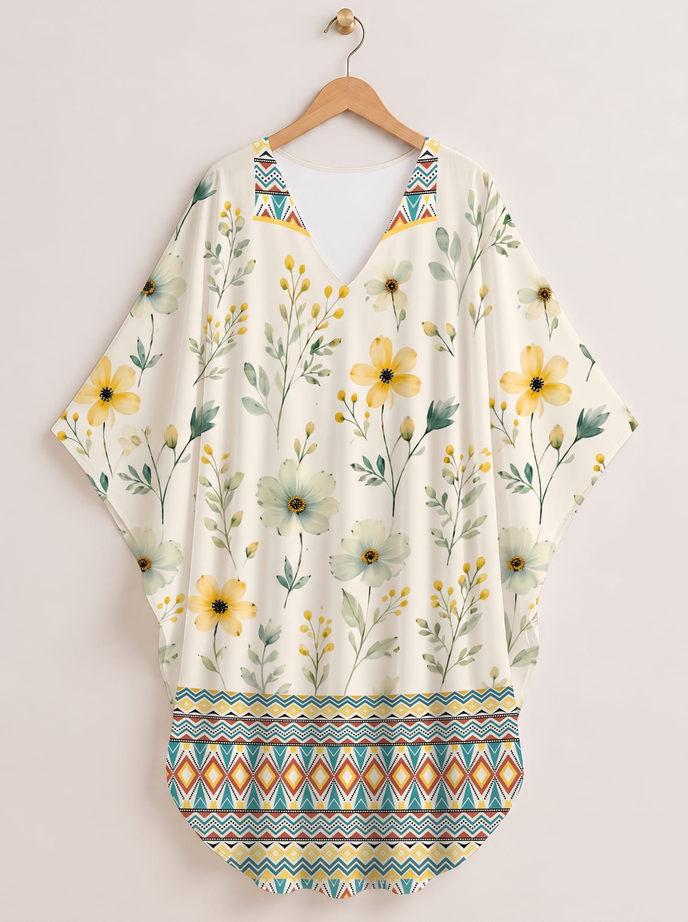'Alizeti' Kaftan Dress