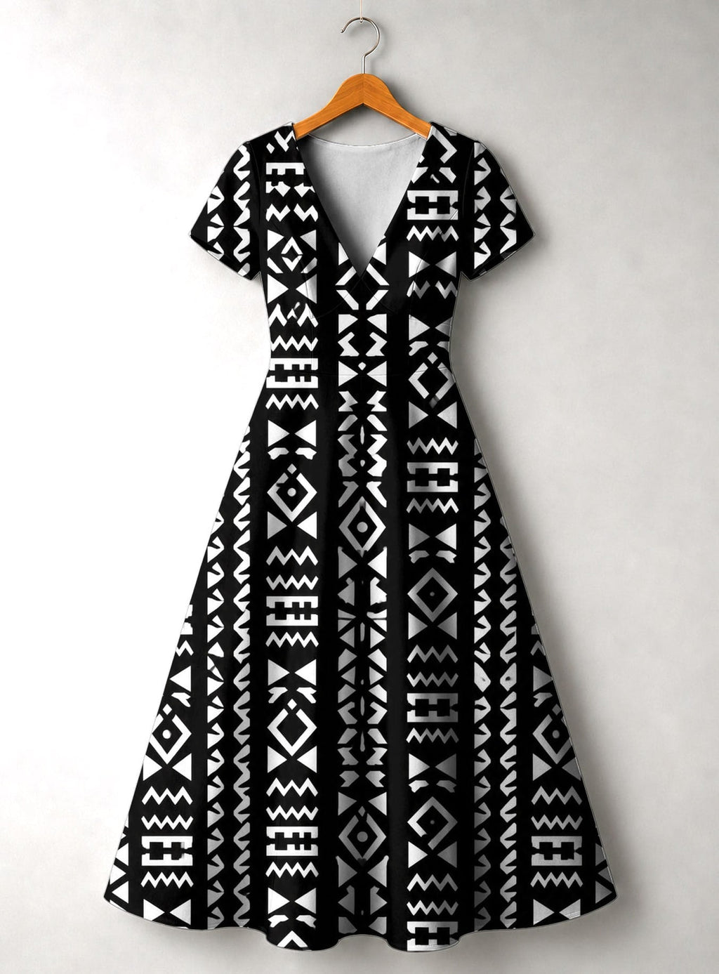 'Kuba' Short Sleeve Maxi Dress
