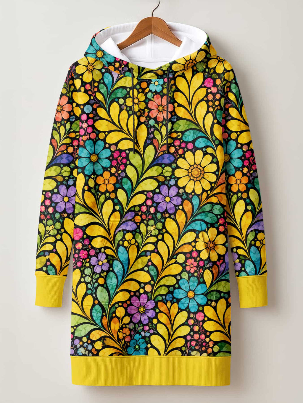 'Njano' Hoodie Dress